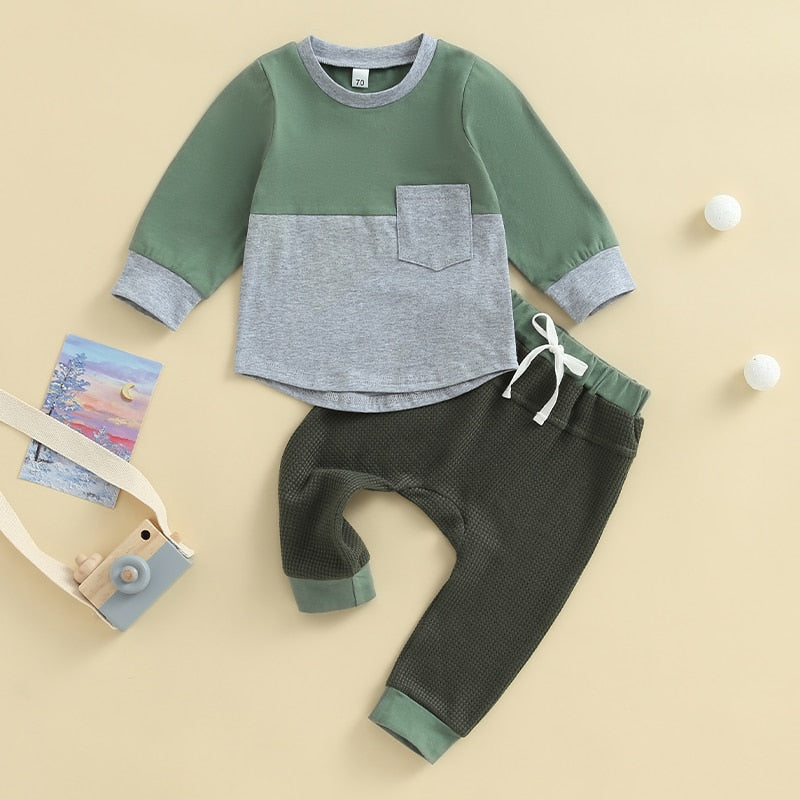 Baby Boys Patchwork  Set