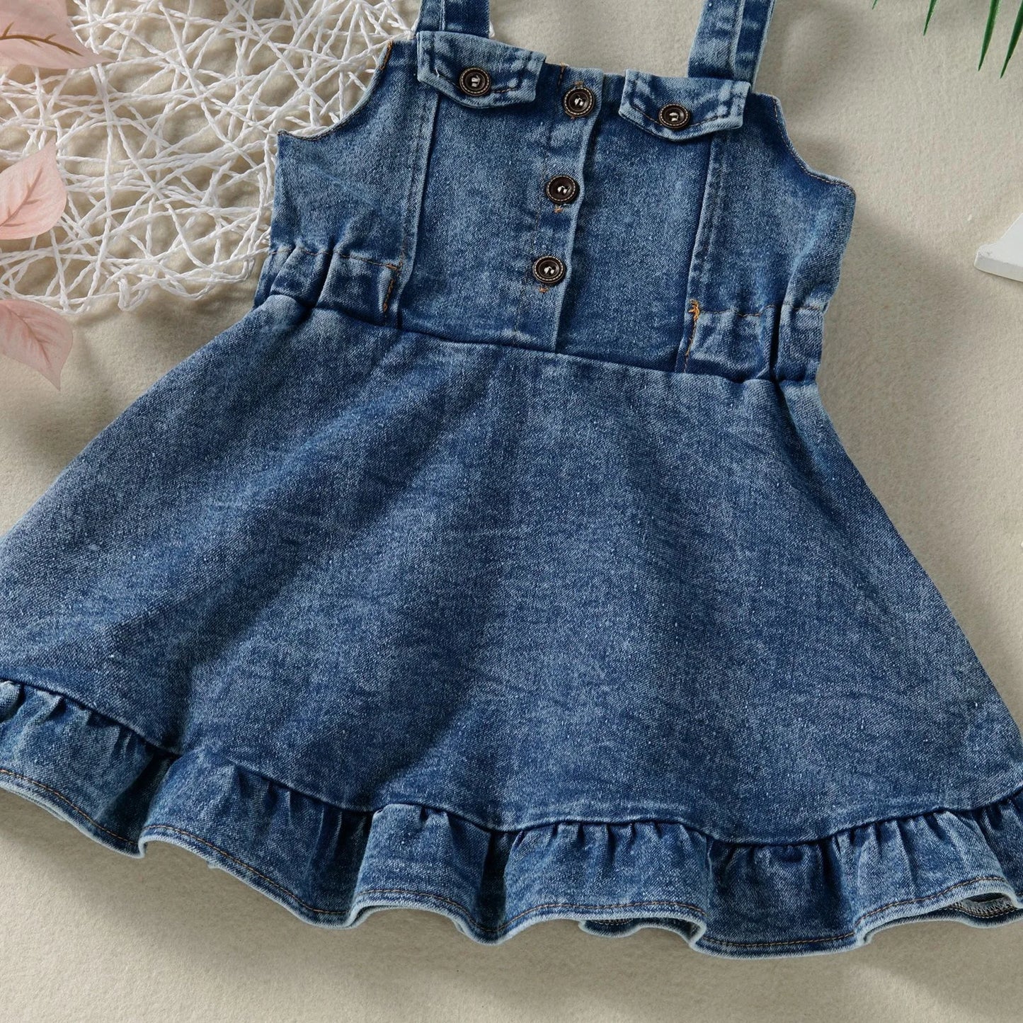 Girls Casual Jeans Dress