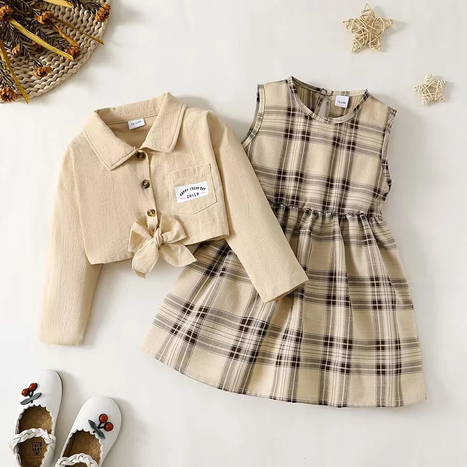 Girls Jacket and Dress Set