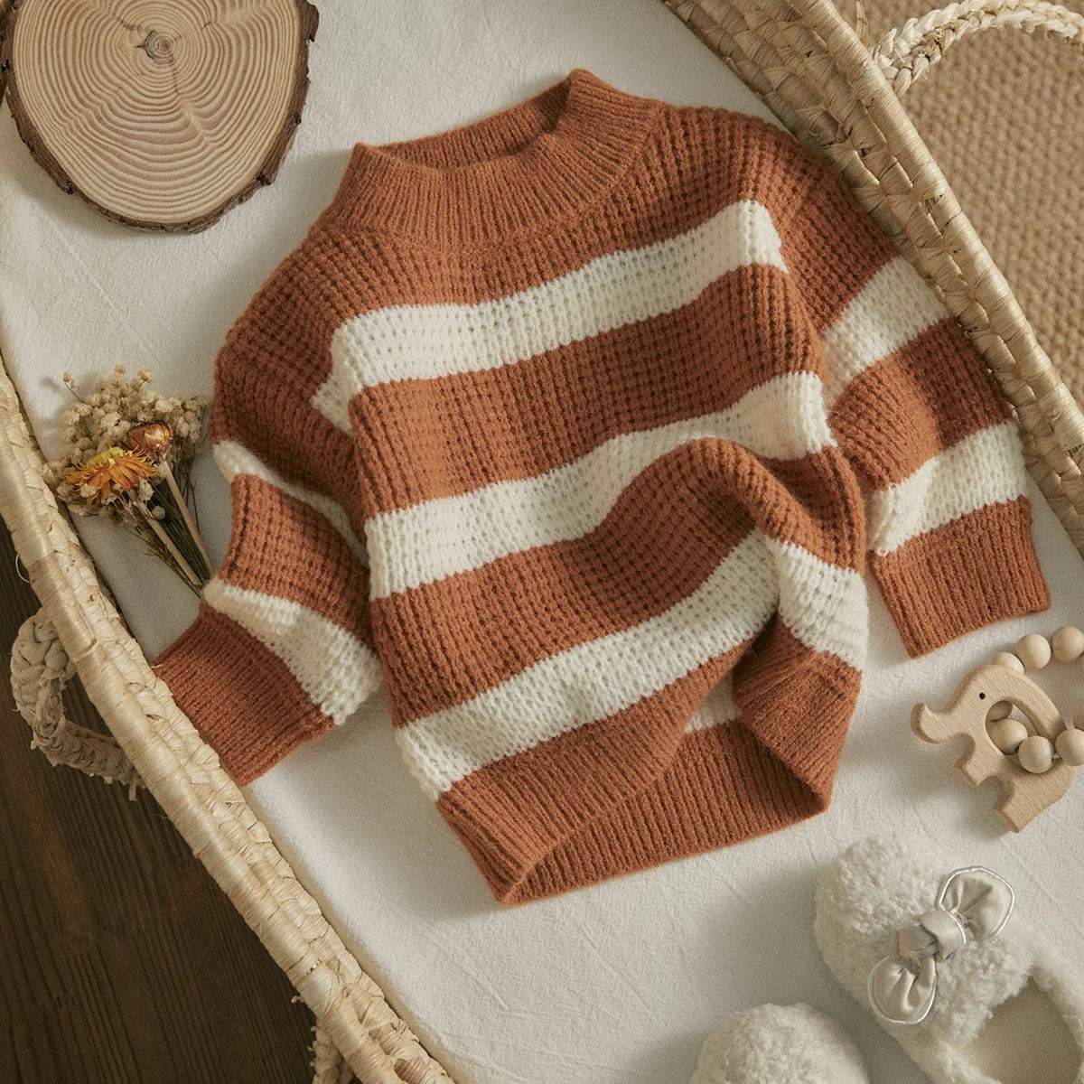 Stripped Knit Sweater