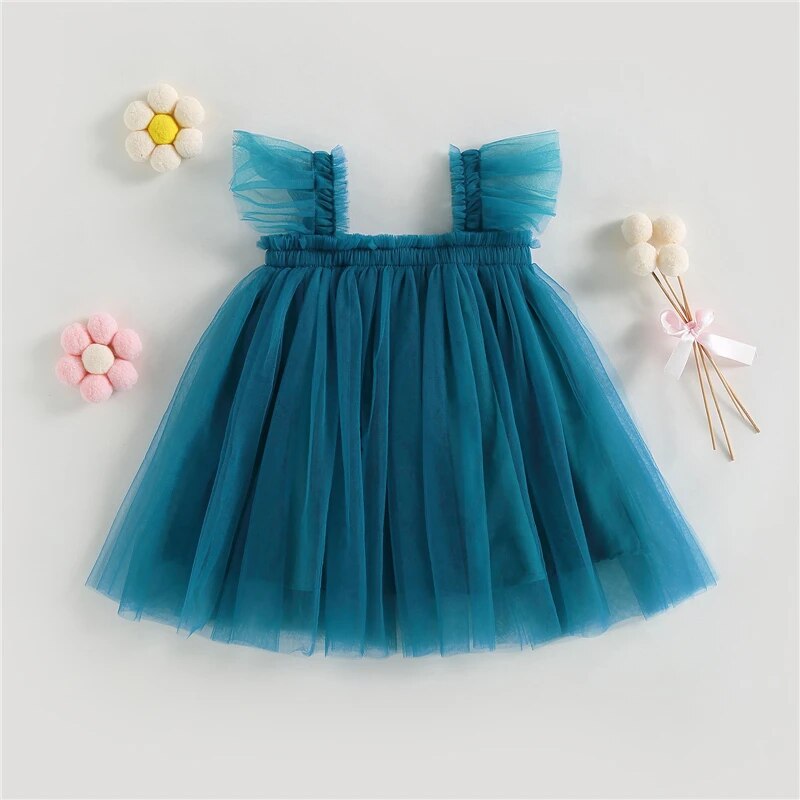 Baby Girls Tulle Sleeveless Dress