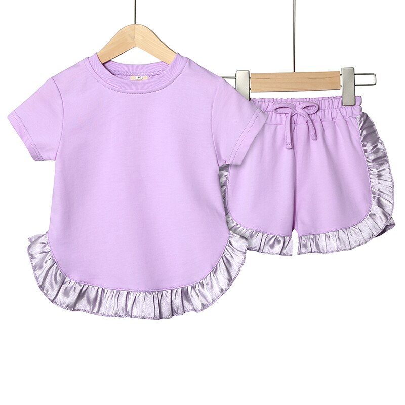 Summer Kids Little Sweet Girls Clothing Sets