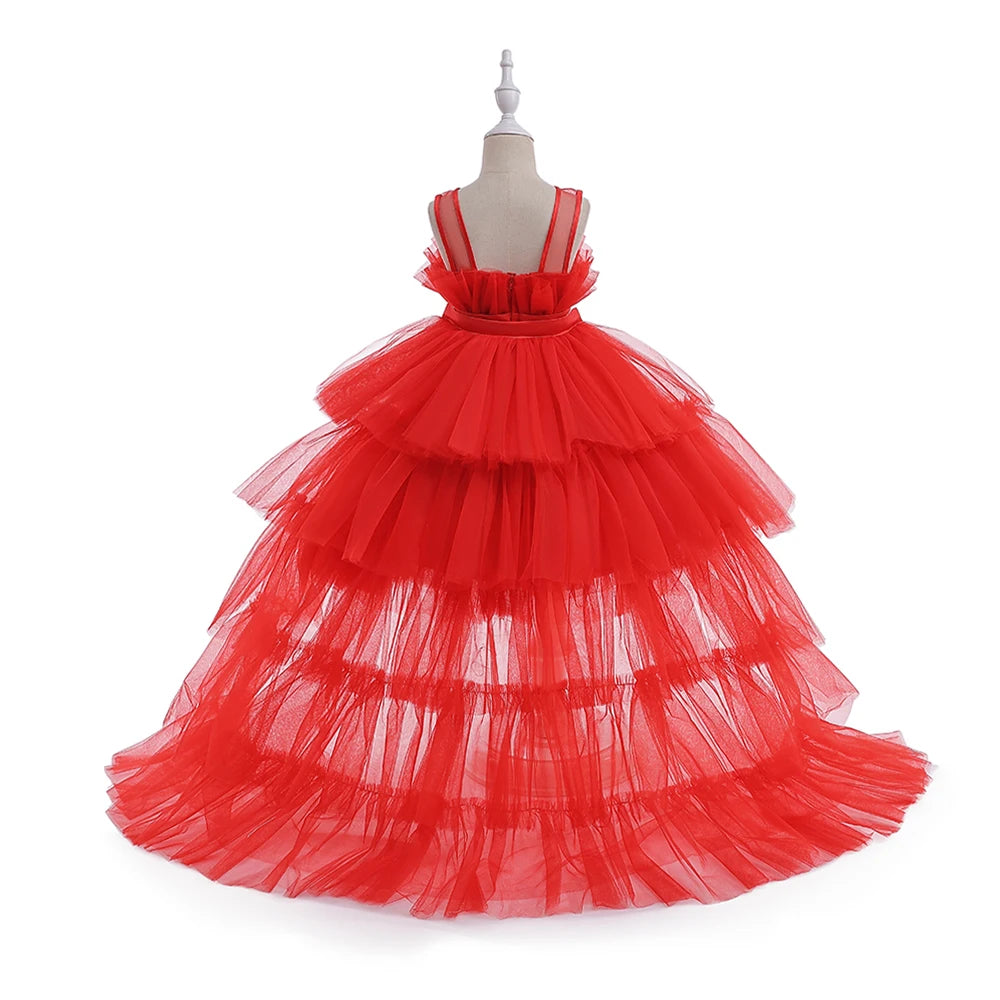 Princess Long Train Tutu Dress