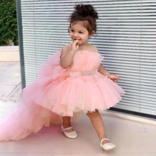 Princess Long Train Tutu Dress