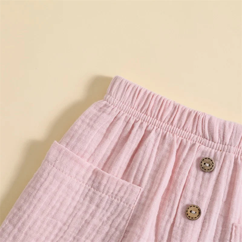 Unisex Light Summer Shorts with Pocket