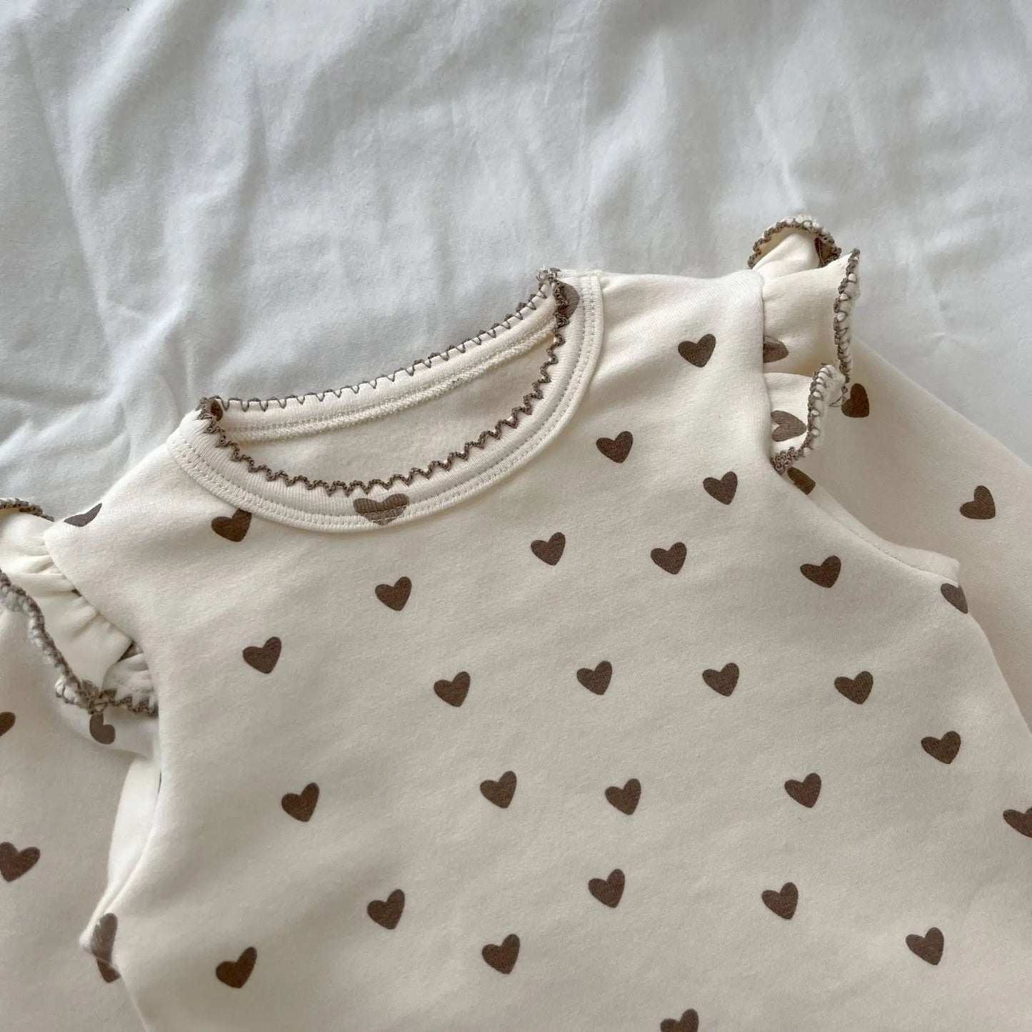 Little Hearts Tops + Pants sets