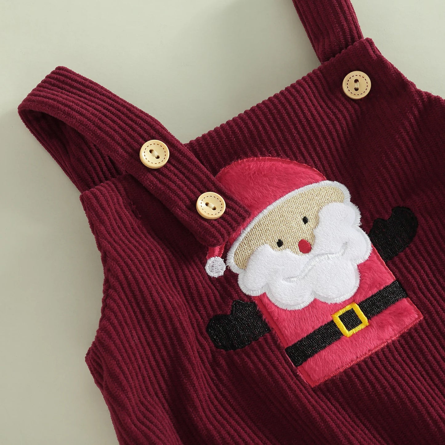 Christmas Newborn Overall Reindeer Santa Tree