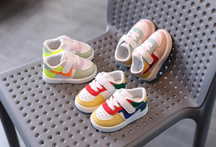 Colorful Toddler Sneakers - Comfortable and Stylish Velcro Shoes for Kids