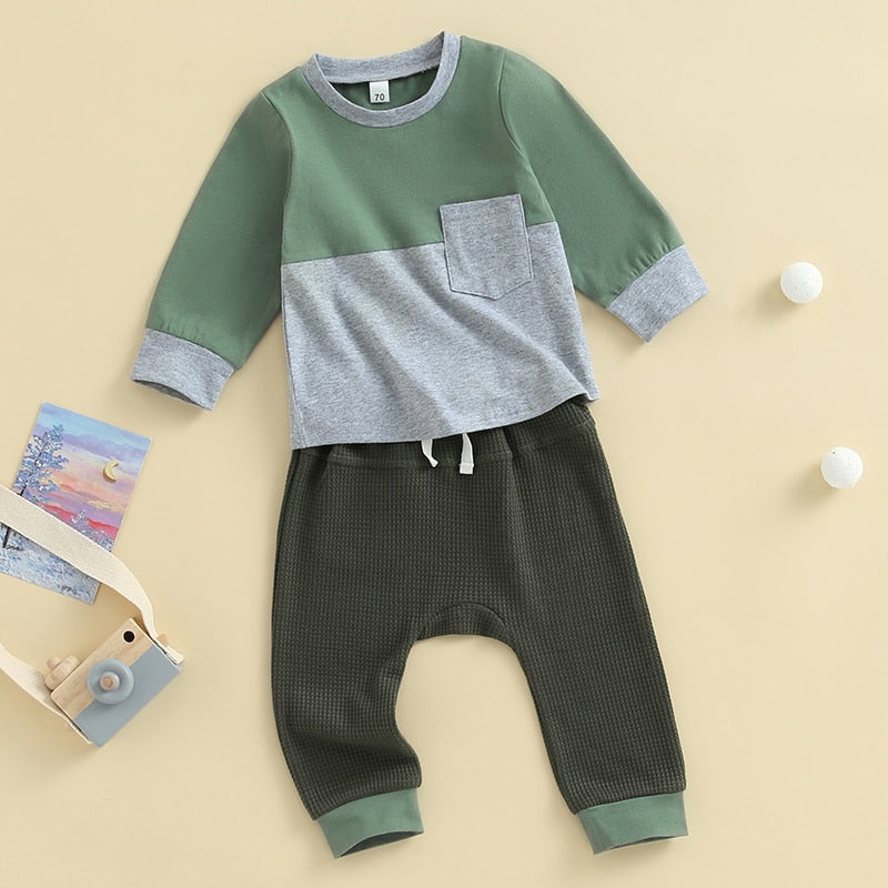 Baby Boys Patchwork  Set