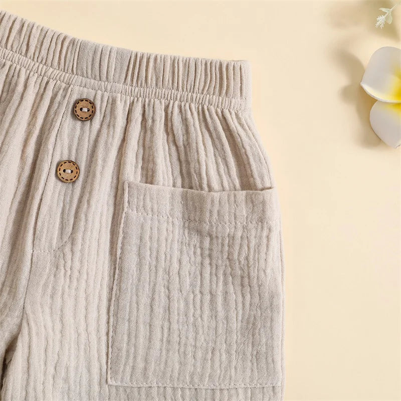 Unisex Light Summer Shorts with Pocket