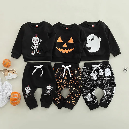 Pumpkin Ghost Skelton Halloween Set