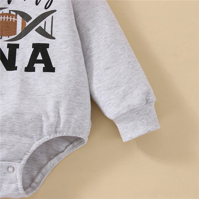 "It's In My DNA"  Football Romper