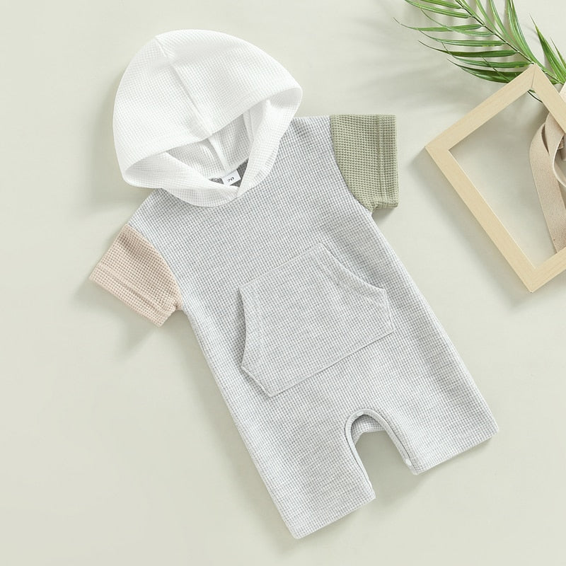 Short Sleeve Jumpsuit for Newborn