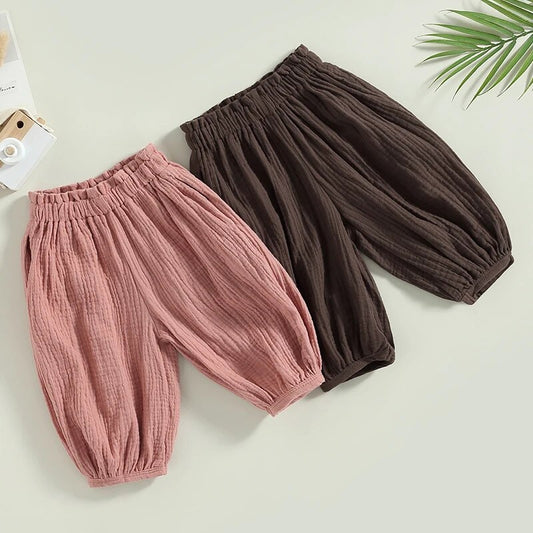 Loose Wrinkle Linen Pants