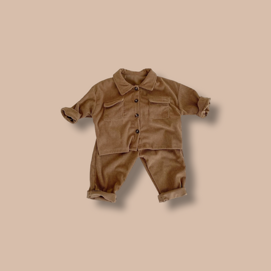 Corduroy Baby Boy Outfit