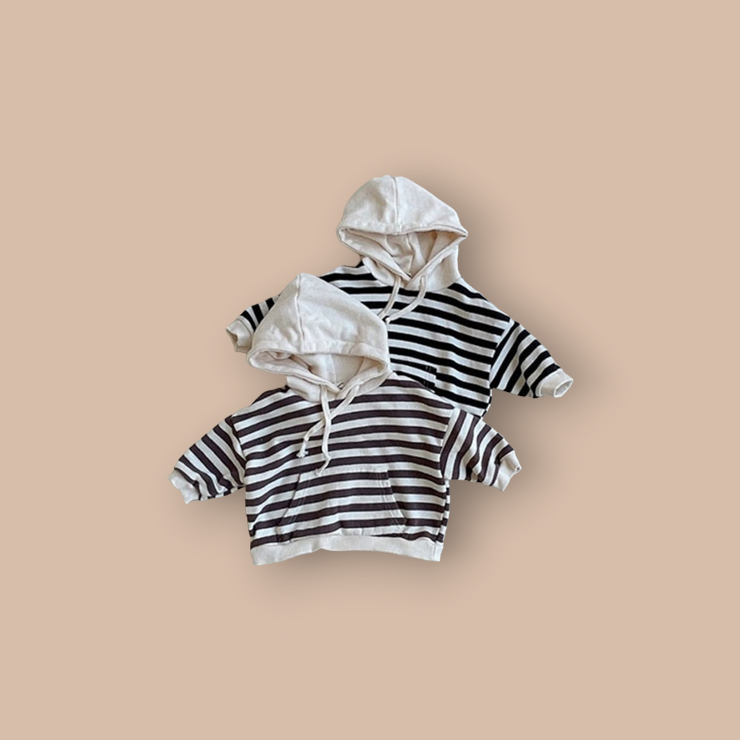 Oversized Striped Hoodie