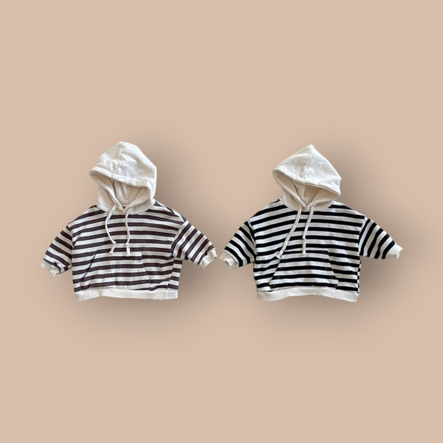 Oversized Striped Hoodie