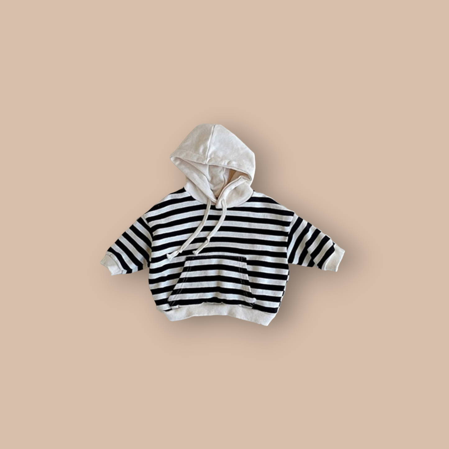 Oversized Striped Hoodie