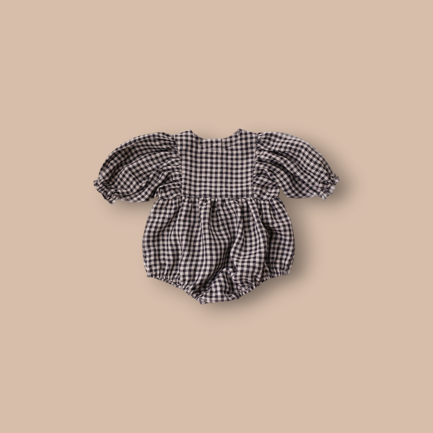 Cotton Linen Infant Girl Bodysuit