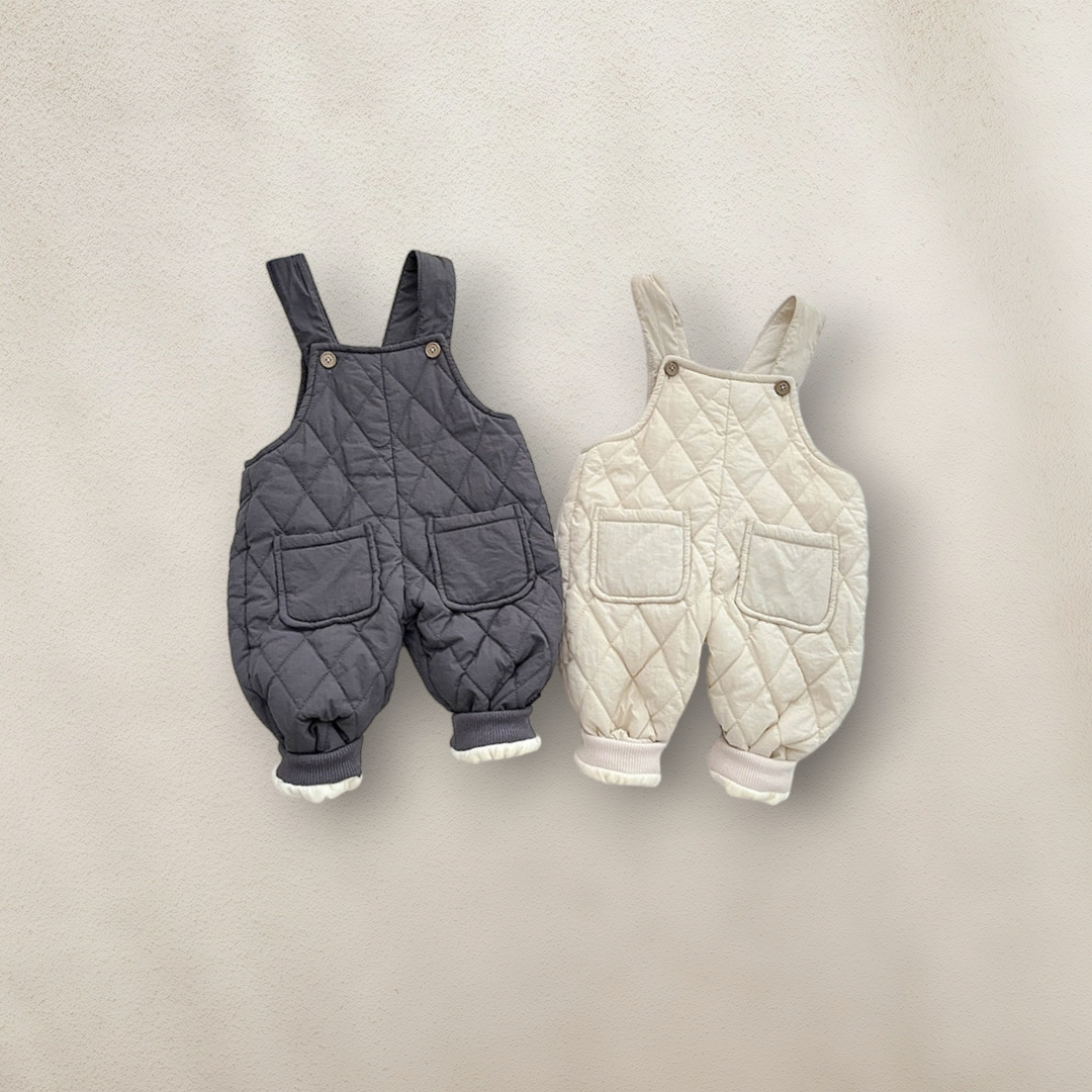 Overalls Warm and Thick Baby Romper