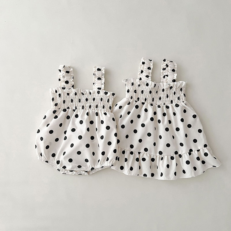 Polka Dot Onesie and Dress