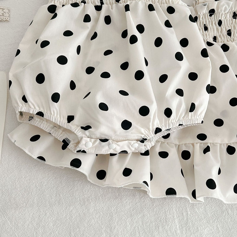 Polka Dot Onesie and Dress