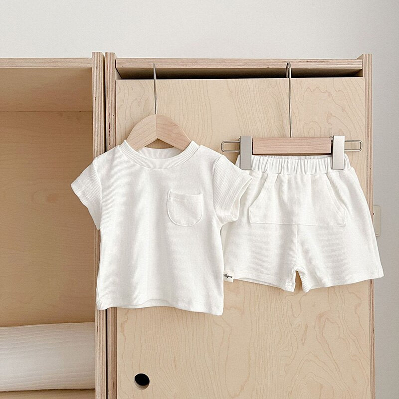 Summer Baby Clothing Set Top & Shorts